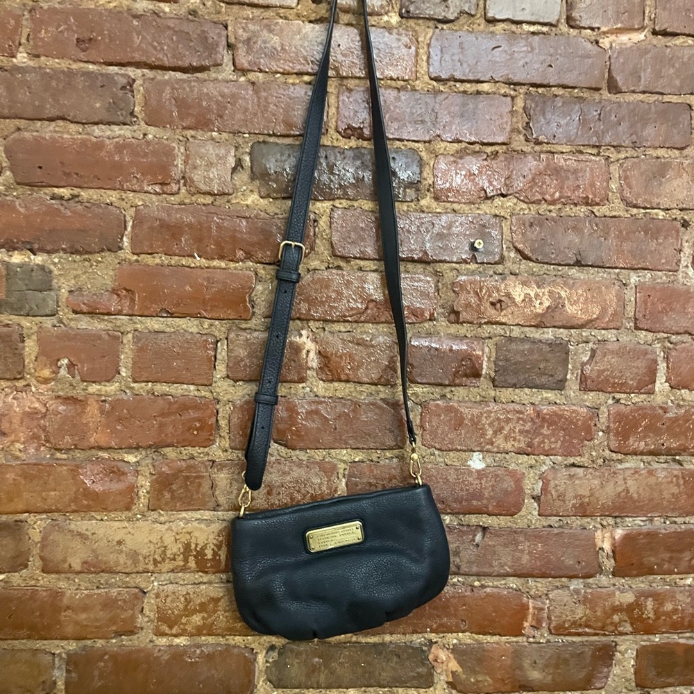 Marc By Marc Jacobs Black Pebbled Leather Crossbody Bag - Picture 2 of 4